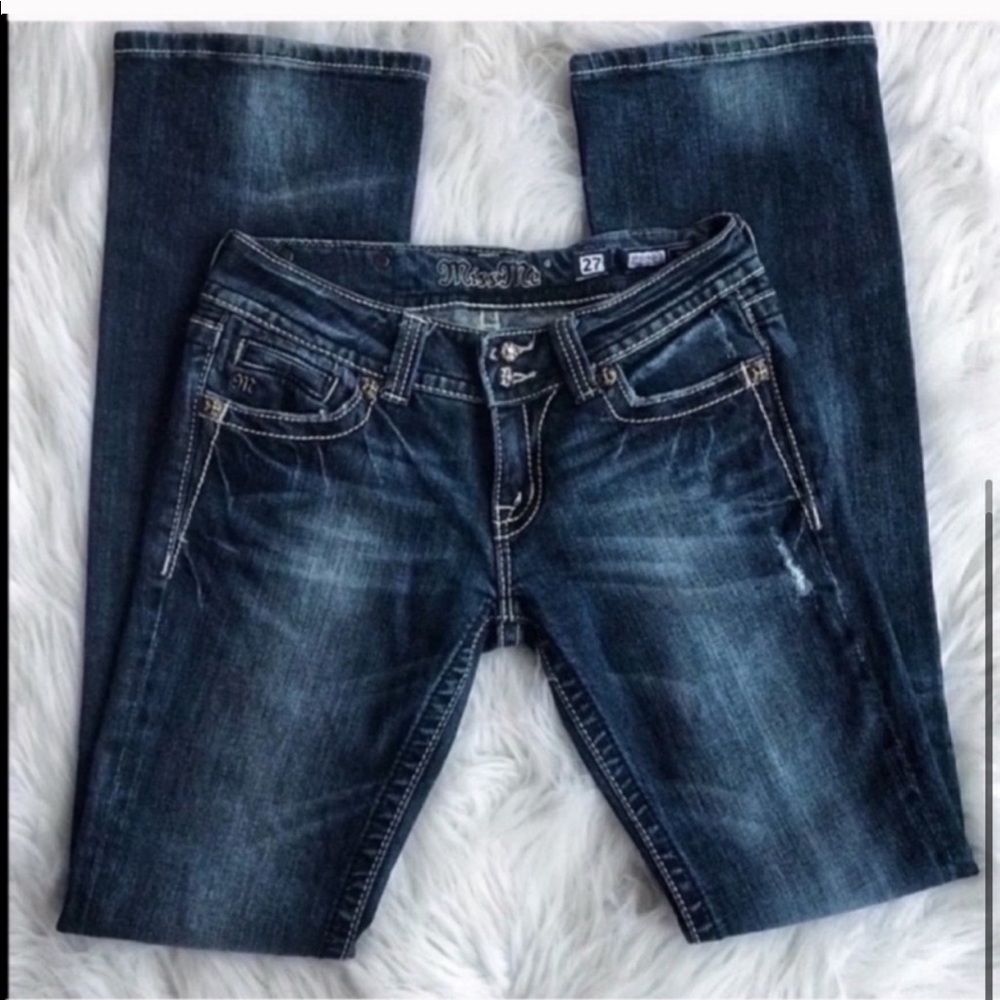 Miss Me Bootcut Jeans Size 27 - Picture 3 of 5